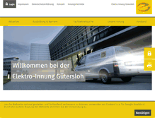 Tablet Screenshot of elektroinnung-gt.de